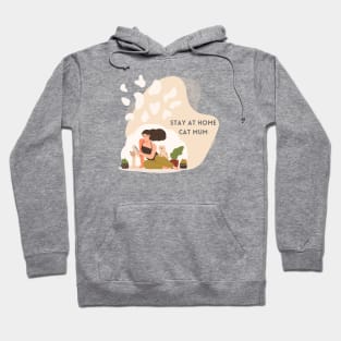 Stay at home cat mum Hoodie